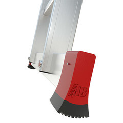 Лестница алюминиевая трансформер четырехсекционная 3 ступени Новая высота NV3331 профессиональная г-образная - фото 4