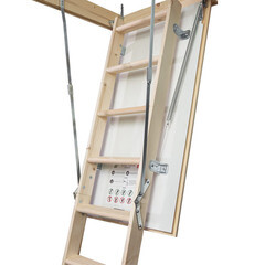 Лестница чердачная Dolle Hobby 26 деревянная 60х120х285 см - фото 4