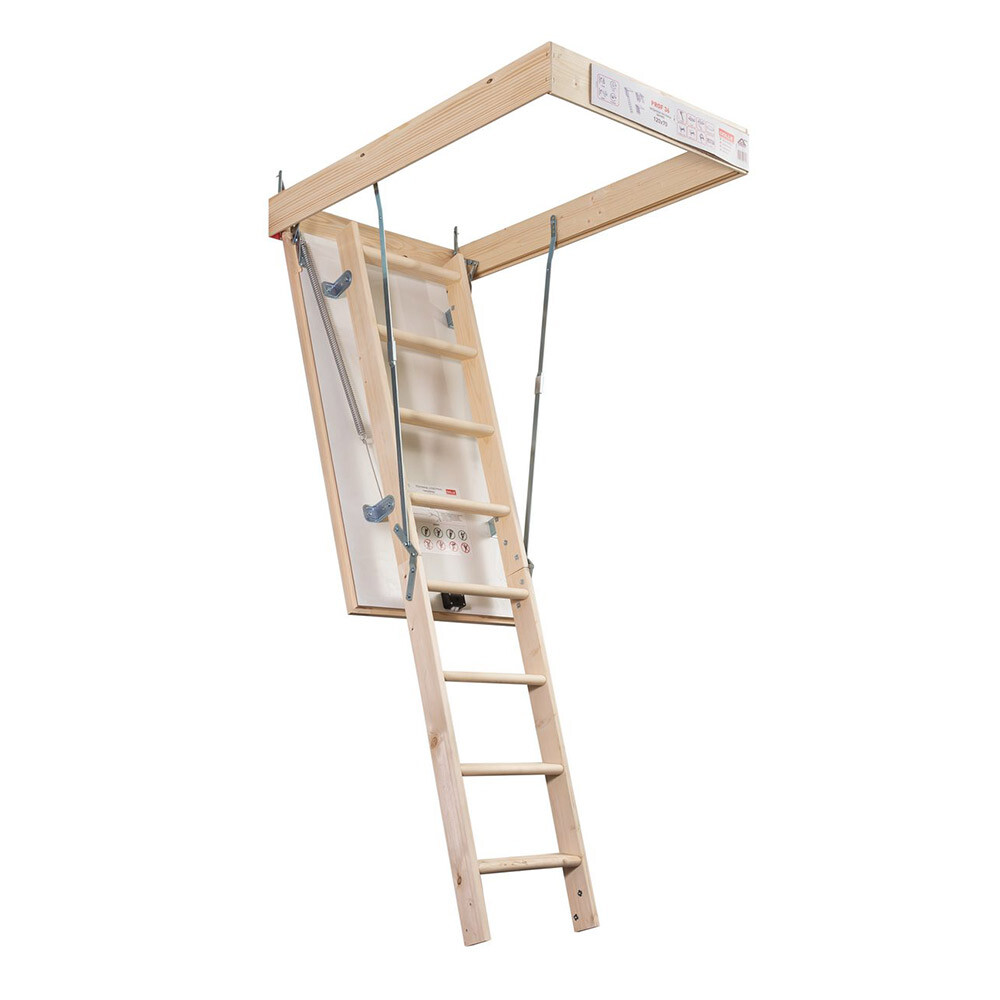 Изображение товара Деревянная чердачная лестница Dolle Prof 36 60x120 см складная для дома