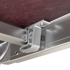 Лестница алюминиевая трансформер четырехсекционная 3 ступени Новая высота NV3332 профессиональная - фото 2