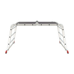 Лестница алюминиевая трансформер четырехсекционная 3 ступени Новая высота NV3333 профессиональная - фото 4