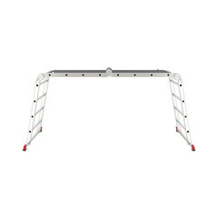 Лестница алюминиевая трансформер четырехсекционная 4 ступени Новая высота NV3333 профессиональная - фото 5