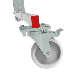 Лестница-стремянка алюминиевая 7 ступеней 110 мм телескопическая траверса 1,92 м Новая высота - фото 6