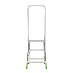 Стремянка стальная с алюминиевыми ступенями 3 ступени 80 мм 0,588 м Новая высота - фото 9