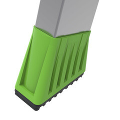 Стремянка стальная с алюминиевыми ступенями 3 ступени 80 мм 0,588 м Новая высота - фото 7