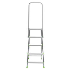 Стремянка стальная с алюминиевыми ступенями 5 ступеней 80 мм 1,13 м Новая высота - фото 12