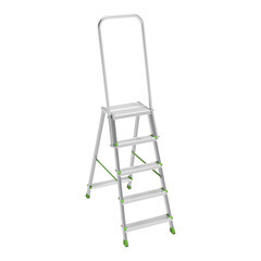 Стремянка стальная с алюминиевыми ступенями 5 ступеней 80 мм 1,13 м Новая высота - фото 11