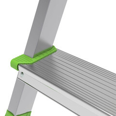 Стремянка стальная с алюминиевыми ступенями 5 ступеней 80 мм 1,13 м Новая высота - фото 5