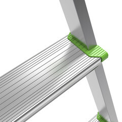 Стремянка стальная с алюминиевыми ступенями 5 ступеней 80 мм 1,13 м Новая высота - фото 3