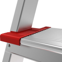 Стремянка алюминиевая 5 ступеней 80-130 мм 1,07 м Новая высота - фото 9