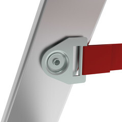 Стремянка алюминиевая 8 ступеней 80-130 мм 1,73 м Новая высота - фото 3