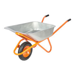 Изображение товара Тачка садово-строительная одноколесная Строймаш 90 л 170 кг (17031/17011)