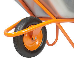 Тачка садово-строительная одноколесная Строймаш 90 л 170 кг (17031/17011) - фото 2