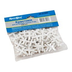 Крестики для кафеля RemoColor 4 мм 100 шт (47-0-040)