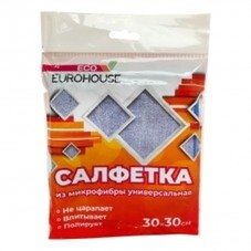 Салфетка из микрофибры универсальная 30х30 см (13107)