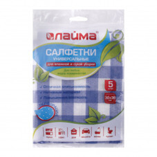 Салфетки универсальные Лайма 30х38 см (5 шт.) (605483)