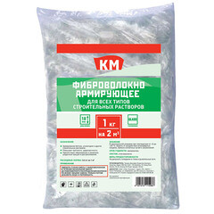 Изображение товара Фиброволокно армирующее для бетонов и растворов из стекловолокна КМ 1 кг