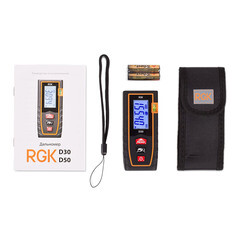 Дальномер лазерный RGK D30 30 м (4610011870019) - фото 2