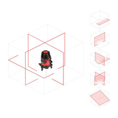 Уровень лазерный RGK LP-64 (4610011871665) - фото 2