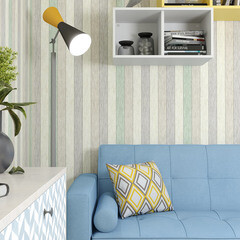 Обои компакт-винил на бумажной основе Elysium Ромбы 74601 (0,53х10 м) - фото 6