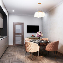 Обои компакт-винил на флизелиновой основе Victoria Stenova Michelle 889622 (1,06х10 м) - фото 3