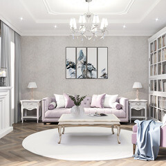 Обои компакт-винил на флизелиновой основе Italux Diva R11802 (1,06х10,05 м) - фото 4