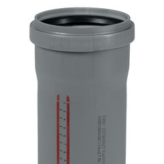 Труба канализационная Ostendorf HTEM d110x1000 мм пластиковая для внутренней канализации (115040) - фото 3