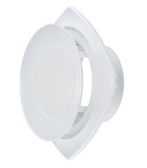 Изображение товара Анемостат приточный регулируемый Era с фланцем d125 мм белый