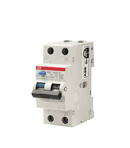 Автомат дифференциальный ABB DSH201R 10А 1P+N тип AC 30 мА 4,5 кА (2CSR245072R1104)