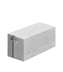 Газобетон ЛСР 250х250х625 мм D400 - фото 1