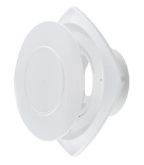 Изображение товара Анемостат вытяжной регулируемый Era с фланцем d100 мм белый