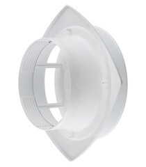 Анемостат приточный регулируемый Era с фланцем d160 мм белый - фото 3