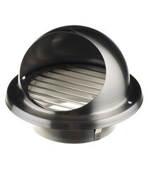 Выход вентиляционный стенной стальной Era d125 мм - фото 1