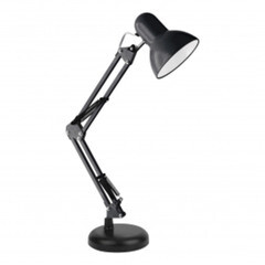 Лампа настольная Ultraflash UF-313 С02 черный 230 В 60 Вт E27 14413
