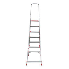 Стремянка алюминиевая 7 ступеней 80-130 мм 1,51 м Новая высота - фото 5