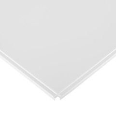 Кассета для подвесного потолка 600х600 мм Албес Line Эконом алюминиевая белая матовая