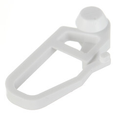 Крючок-ролик для пластмассового карниза (20 шт.) - фото 6