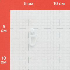 Крючок-ролик для пластмассового карниза (20 шт.) - фото 2