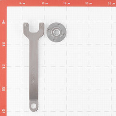 Ключ для УШМ Практика (246-241) 35 мм плоский - фото 3