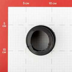 Манжета переходная d40х50 мм трехлепестковая черная - фото 2