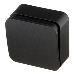 Выключатель Systeme Electric Blanca одноклавишный накладной антрацит с самовозвратом (BLNCA101016) - фото 5