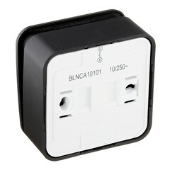 Выключатель Systeme Electric Blanca одноклавишный накладной антрацит с самовозвратом (BLNCA101016) - фото 4