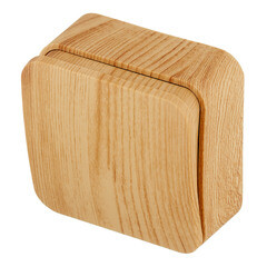 Выключатель Systeme Electric Blanca одноклавишный накладной ясень с самовозвратом (BLNCA101015) - фото 5