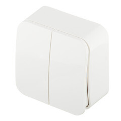 Выключатель Systeme Electric Blanca двухклавишный накладной молочный (BLNVA105012) - фото 5