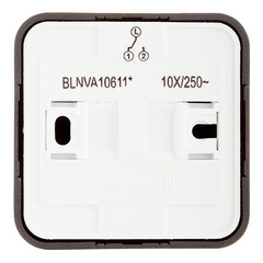 Переключатель Systeme Electric Blanca одноклавишный накладной антрацит с подсветкой (BLNVA106116) - фото 5