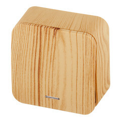 Переключатель Systeme Electric Blanca одноклавишный накладной ясень с подсветкой (BLNVA106115) - фото 5