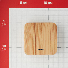 Переключатель Systeme Electric Blanca одноклавишный накладной ясень с подсветкой (BLNVA106115) - фото 2