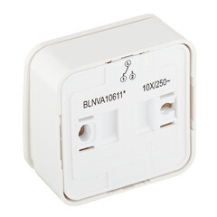 Переключатель Systeme Electric Blanca одноклавишный накладной молочный с подсветкой (BLNVA106112) - фото 2