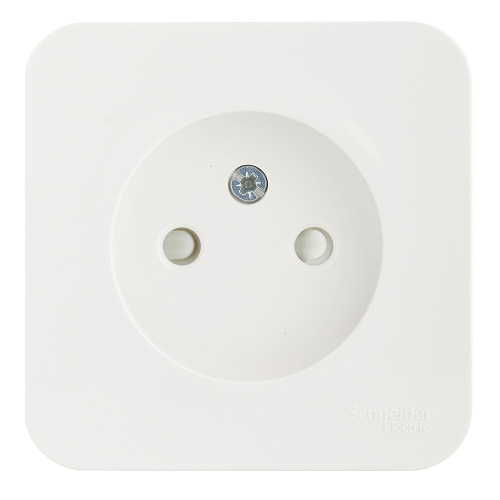 Изображение товара Розетка Systeme Electric Blanca накладная белая со шторками (BLNRA001111)