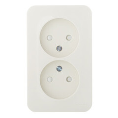 Изображение товара Розетка Systeme Electric Blanca накладная бежевая со шторками (BLNRA001217)